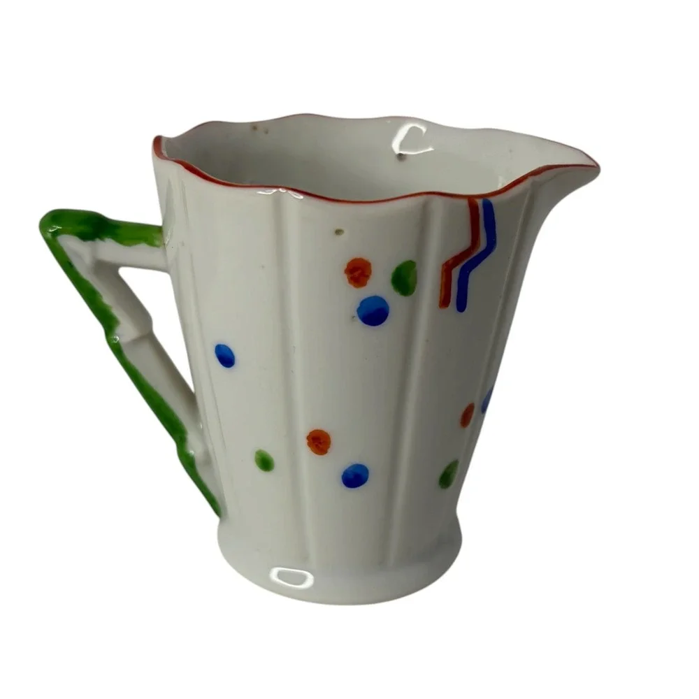 Vintage Japan Giraffe Creamer Sugar Bowl Set‎ Hand Painted Art Deco Original Box